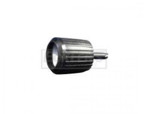Radio Knob, Black, With Molded In Pin, Fairlane, Late 1962