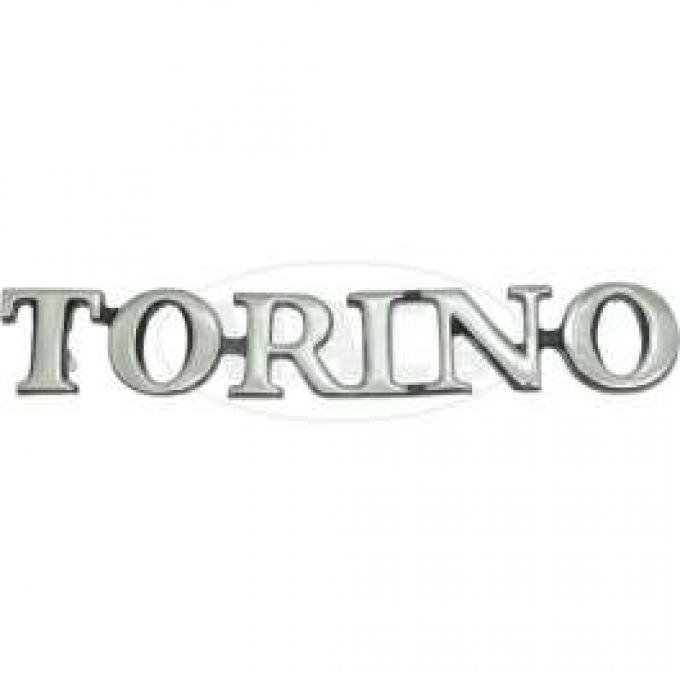 Front Fender Emblem, Torino, 1972-1975