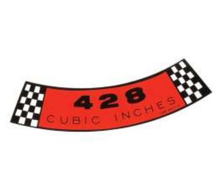 Air Cleaner Decal - 428 Cubic Inches