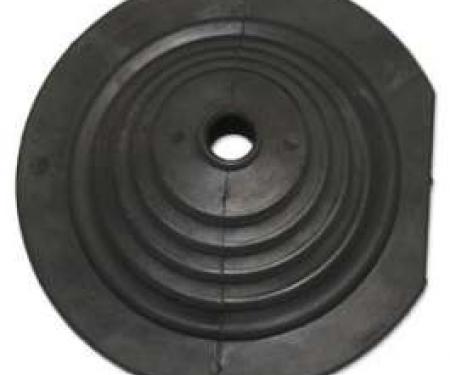 Transmission Floor Shift Boot - Round With Flat Side