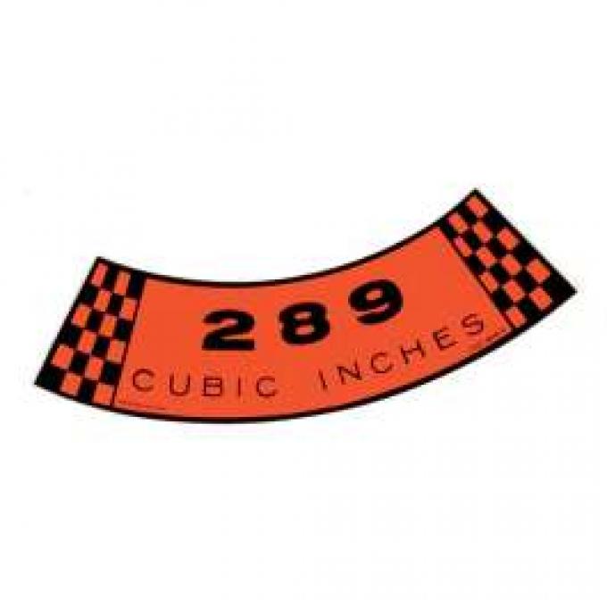 Air Cleaner Decal - 289 - Cyclone