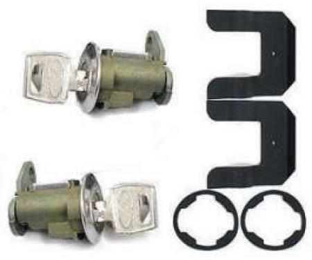 Door Lock and Ignition Cylinder Set - Includes Keys