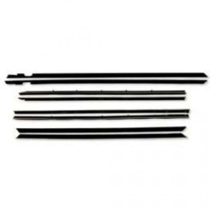 Belt Weatherstrip Kit - Doors and Rear Quarter Windows - 8 Pieces - Convertible