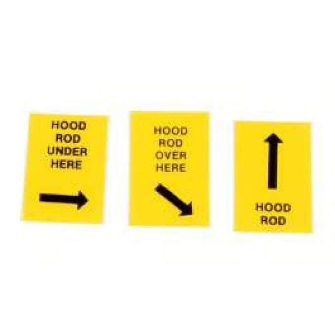 Decal Set - Hood Rod - 3 Pieces