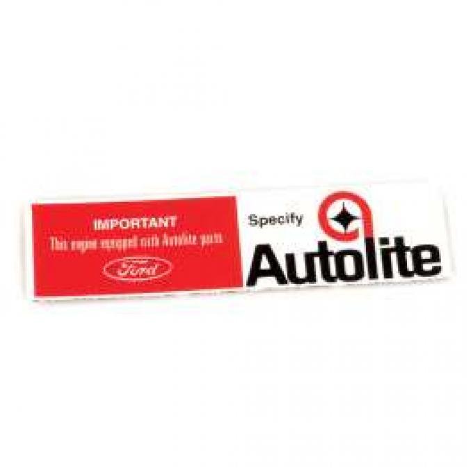 Decal - Air Cleaner - Autolite Replacement Parts With Star