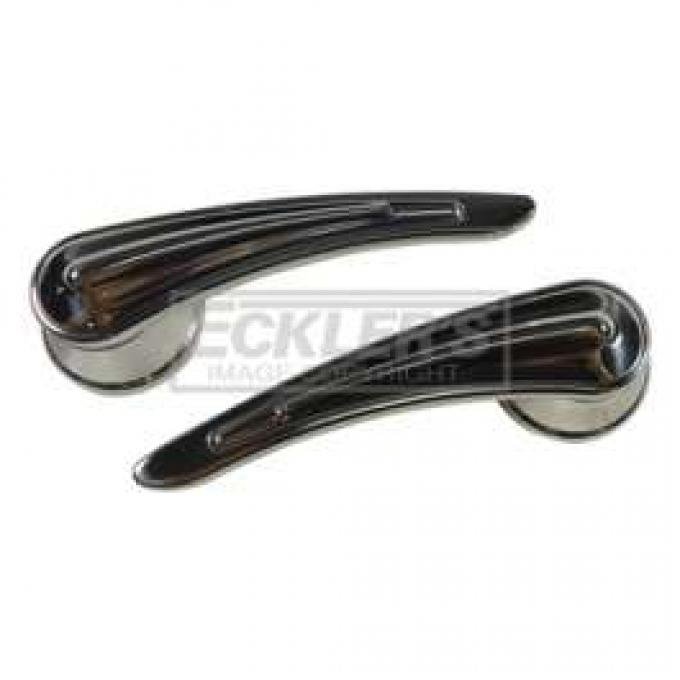 Door Handle, Billet, 1/2 Inch Round Spine, 1957-1979