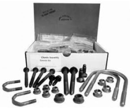 Master Chassis Bolt Kit, 289, Drum Brakes, Fairlane, Ranchero, 1969