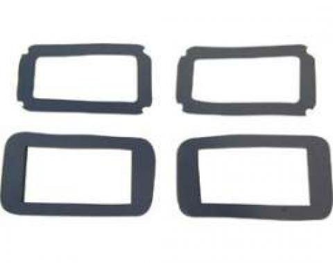Backup Light Lens Gasket Set - 4 Pieces - Except Station Wagon