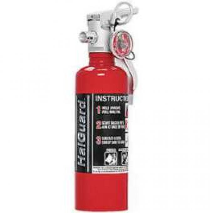 Fire Extinguisher, H3R Halguard, Red, 1.4 Lb.