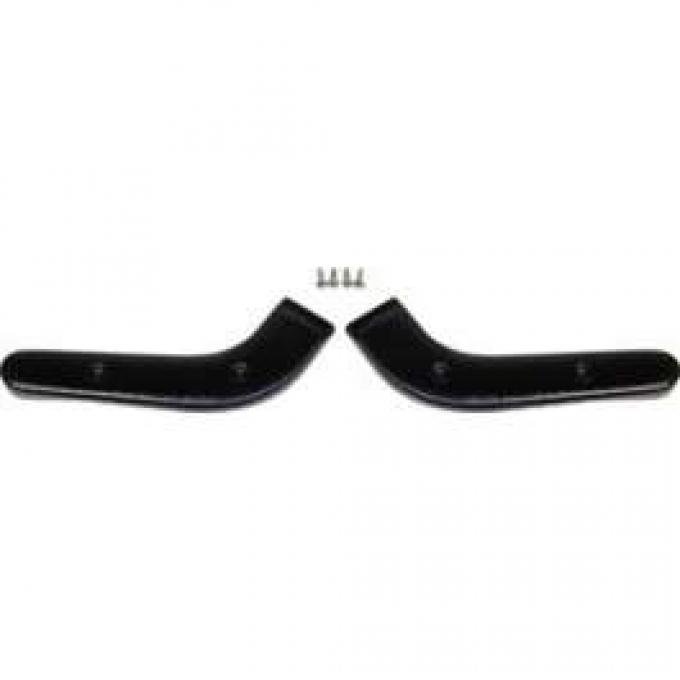 Bench Seat Hinge Covers - Black