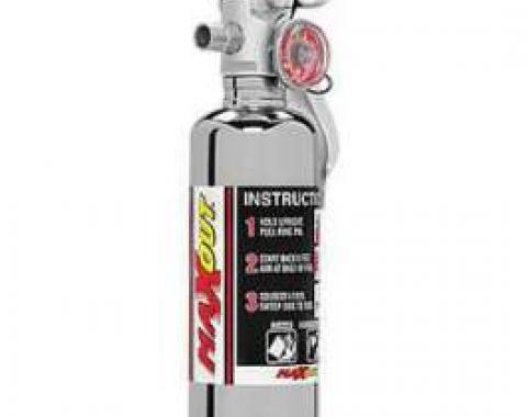 Fire Extinguisher, H3R MaxOut, Chrome, 1 Lb.