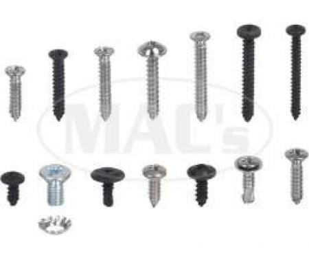 Interior Screw Kit, 4 Door, Galaxie, 1970