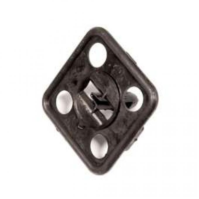 Hood Insulation Clip, Plastic Small Square, 1964-1981