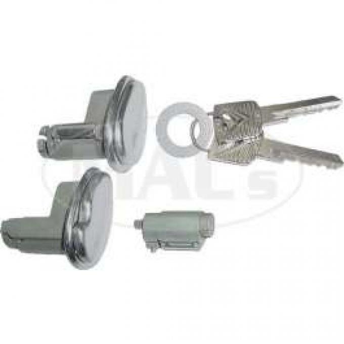 Door Lock And Ignition Cylinder Set - With Keys