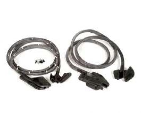 DCFRP Roof Rail Weatherstrip Seals - For 1972-1976 Ford Torino 2-Door Fastback (Pair)