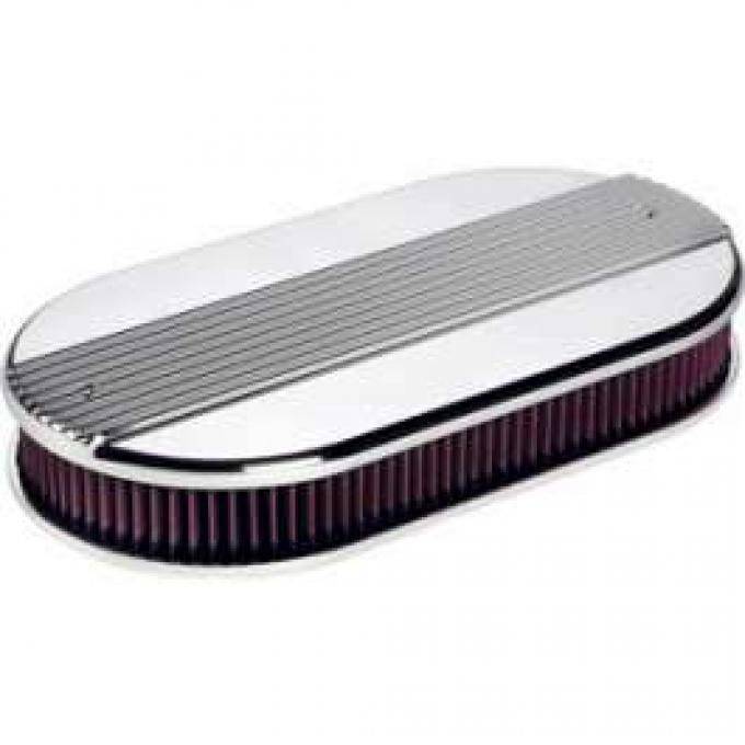 RIBBED OVAL AIR CLEANER (4X2)