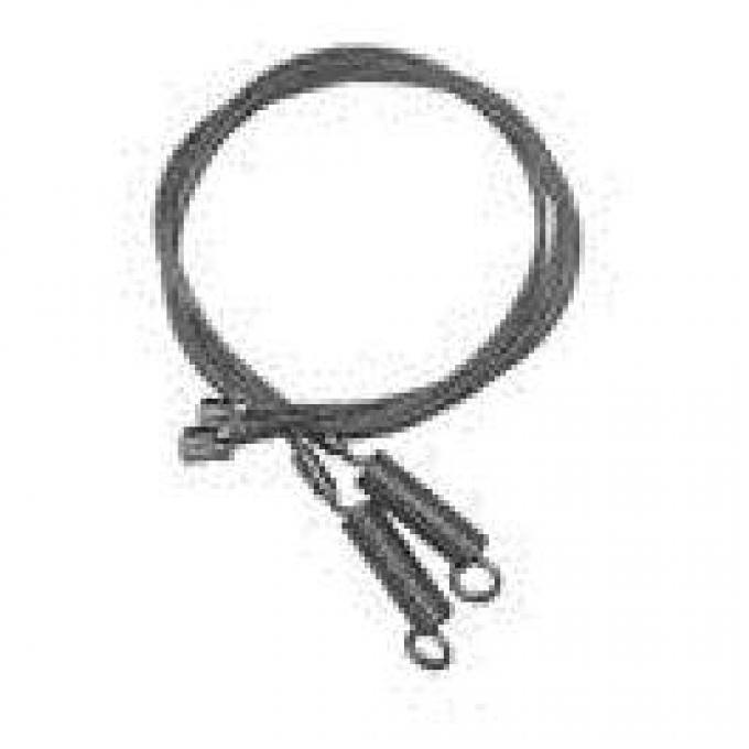 Convertible Tension Cables, Side, Pair, Fairlane, Cyclone, 1966-67