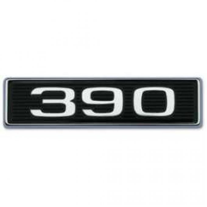 390 Hood Scoop Emblem - Correct Die-Cast