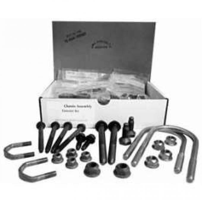 Master Chassis Bolt Kit, 289, Drum Brakes, Fairlane, Ranchero, 1968