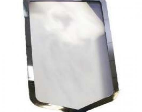 Power Portal Hood Window, Lexan, With Stainless Upper Trim & Stainless Lower Trim, 15 X 20