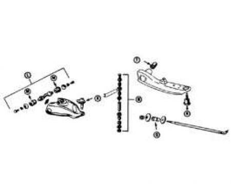 Upper Control Arm Shaft Kit