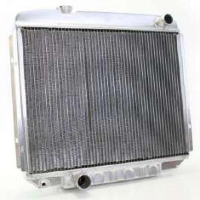 1965-66 FULL SIZE FORD GRIFFIN ALUMINUM RADIATOR, V8 WITH MANUAL TRANSMISSION