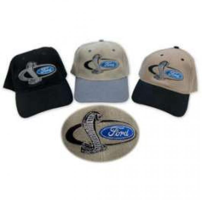 Hat, Ford Oval With Cobra Snake