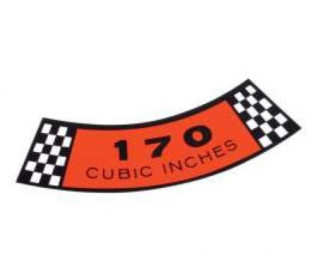 Decal - Air Cleaner - 170 Cubic Inches