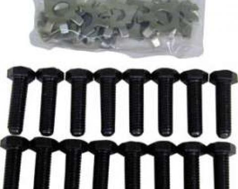 Exhaust Manifold Bolt and Lock Set - Ramplok Type - 289 Hi-Po V8