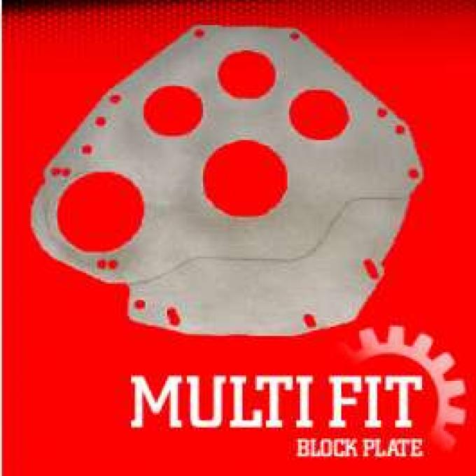 C4 Block Plate, Street Transmission Package Upgrade, Small Block V8 289