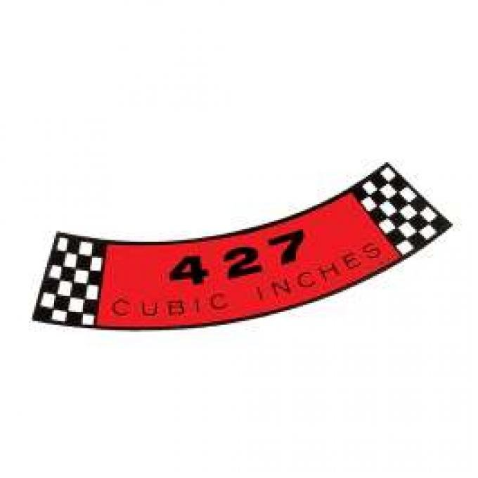 Decal - Air Cleaner - 427 Cubic Inches