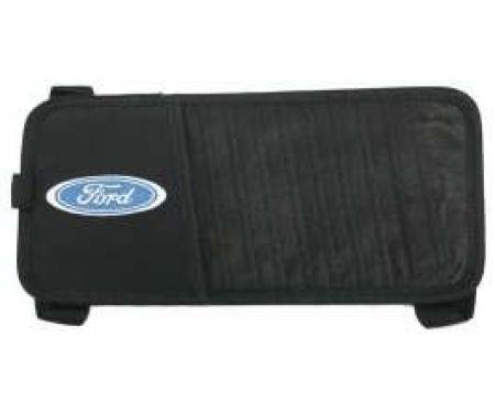 Ford CD Organizier,Visor Mount,With Ford Blue Oval Logo