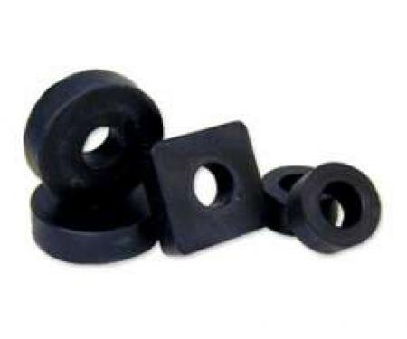 Body To Frame Pad Kit - All Rubber - 36 Pieces