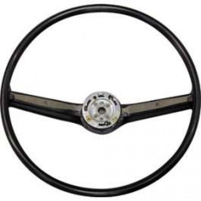 Steering Wheel - 2 Spoke Style - Black