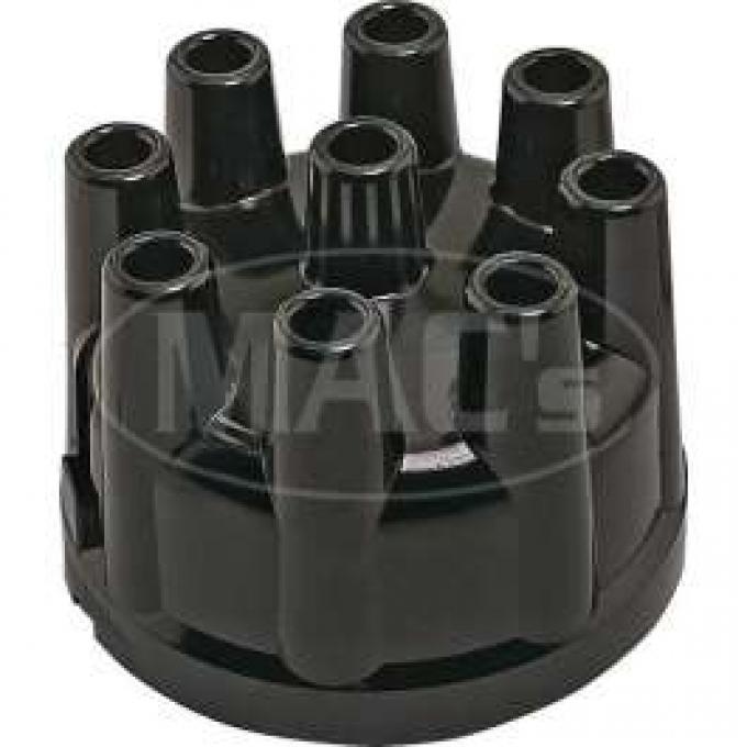 Distributor Cap - Aluminum Contacts - Black