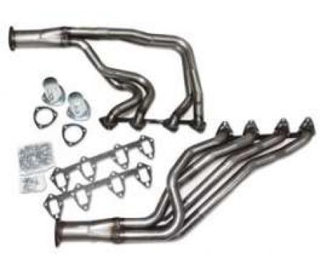 Four Tube Headers, Bare Steel, For FE Engines, Fairlane, Ranchero, Torino, 1966-1970