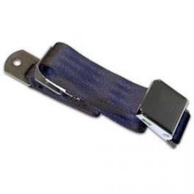 Seatbelt Solutions Universal Lap Belt, 60" with Chrome Lift Latch 1800604004 | Dark Blue