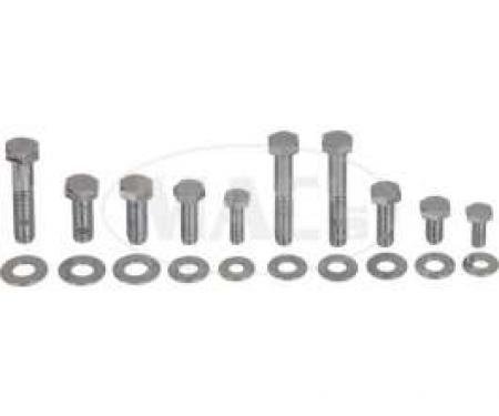 Engine Hardware Kit (Small Block, Standard Exhaust, Stainless)