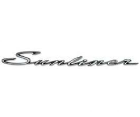 Fender Nameplate - Sunliner - Chrome