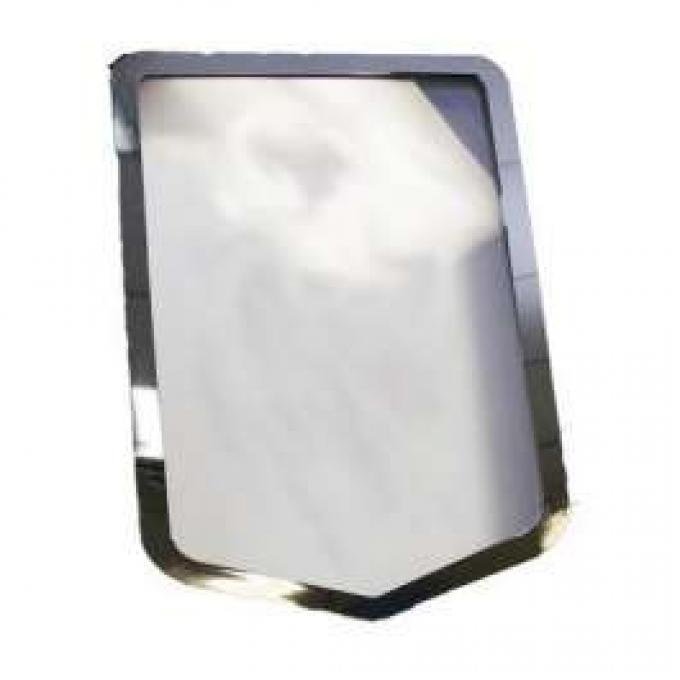 Power Portal Hood Window, Lexan, With Stainless Upper Trim & Stainless Lower Trim, 15 X 20