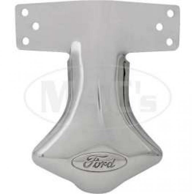 Exhaust Deflector - Stainless Steel - Ford Script and Oval