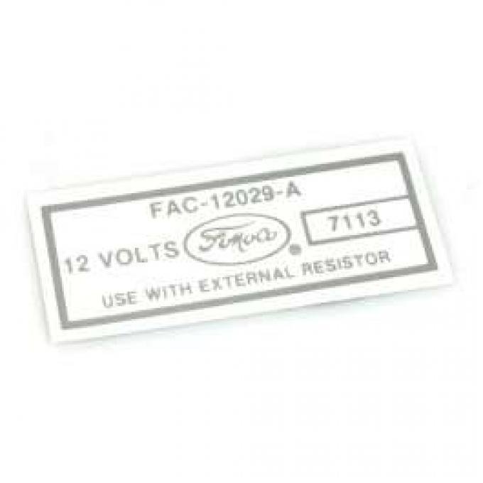Ignition Coil Decal