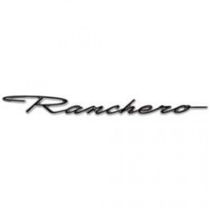 Fender Nameplate - Ranchero - Chrome