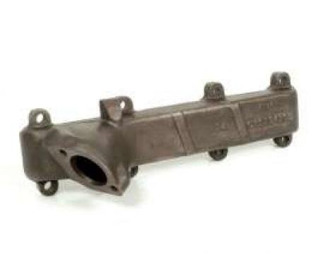 Exhaust Manifold - Right - 390 V8 - Flat Flange Type - Uses a Flat Gasket
