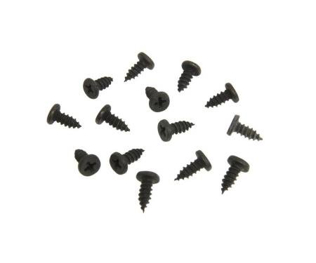 Corvette Weatherstrip Screw Set, Above Door on Body, 1964-1967