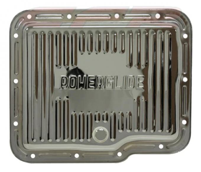 Camaro Automatic Transmission Oil Pan, Powerglide, Chrome, 1967-1981