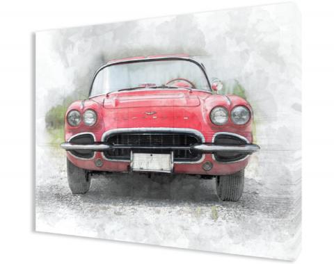 Corvette C1 Gallery Wrapped Canvas