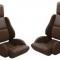 CA 1984-1988 Chevrolet Corvette Leather Seat Covers Standard No Perforations