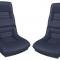 Corvette America 1978-1982 Chevrolet Corvette Mounted Leather Like Seat Covers 4" Bolster