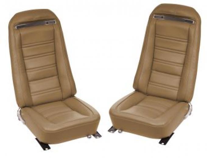 CA 1975 Chevrolet Corvette Leather Seat Covers Leather/Vinyl Original
